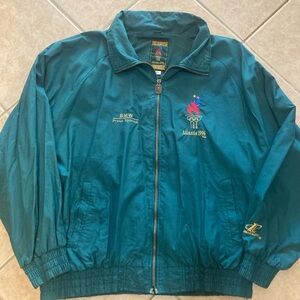 VINTAGE 1996 “ATLANTA OLYMPICS” 100 “LOGO ATHLETIC” JACKET. AUTHENTIC COLLECTION